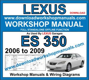 Lexus ES 350 workshop repair manual download